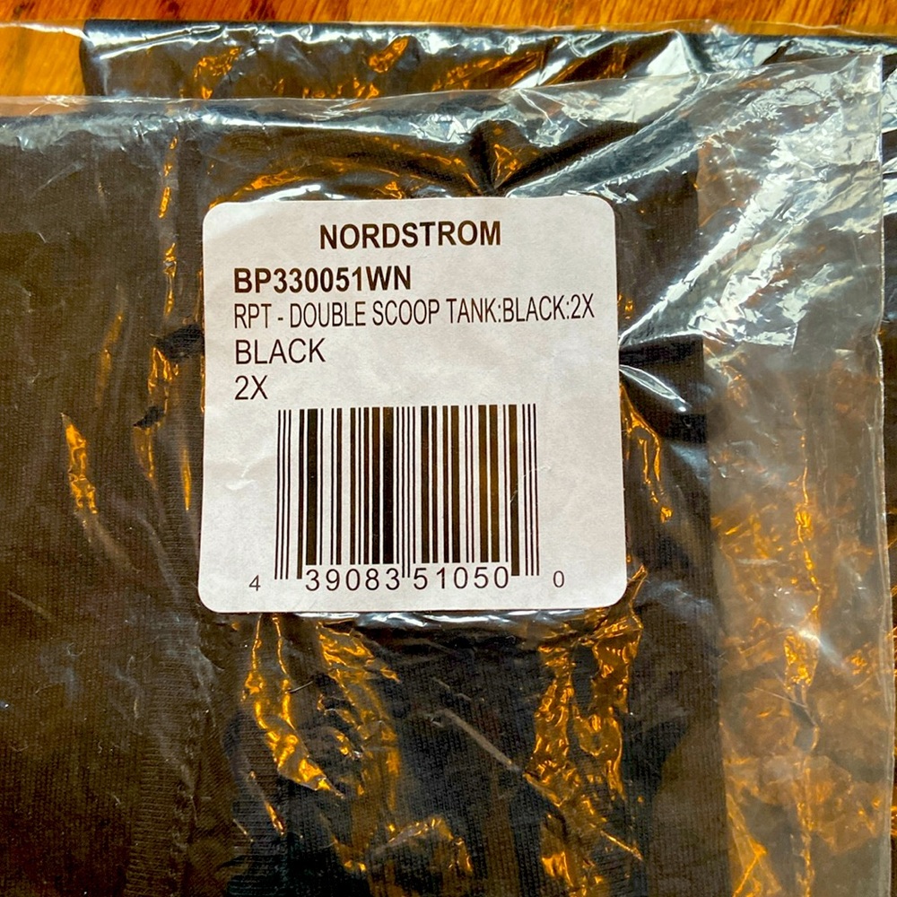 2 Never worn black BP brand scoop neck tank tops.